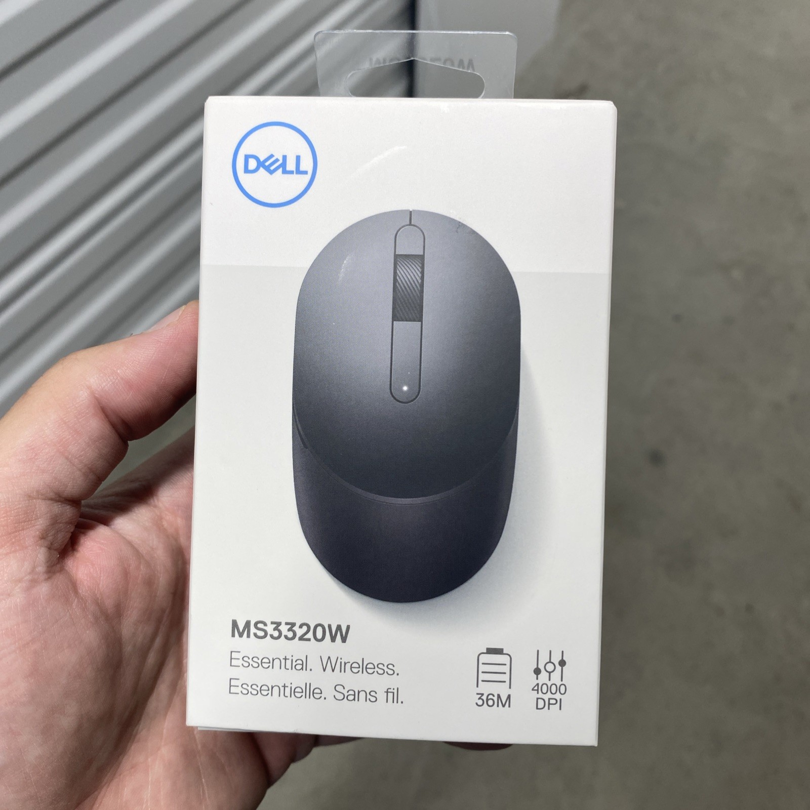 NEW Dell MS3320W Mobile Wireless Mouse Titan Gray Genuine SEALED (NOT BLUETOOTH)
