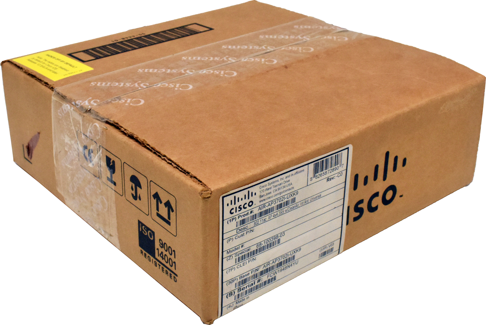 Cisco AIR-AP3702I-UXK9 Aironet WiFi AP WiFi Dual Band 802.11n PoE no PSU NEW NEW