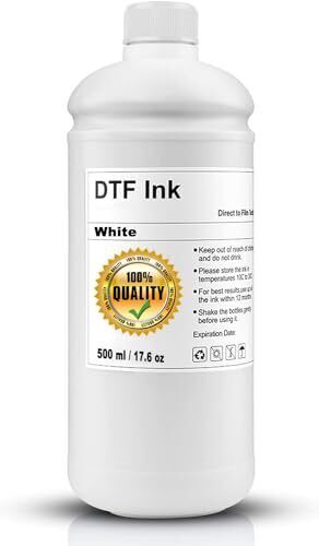 DTF white Ink 500ml Compatible for ????? Printheads Installed 500ML White