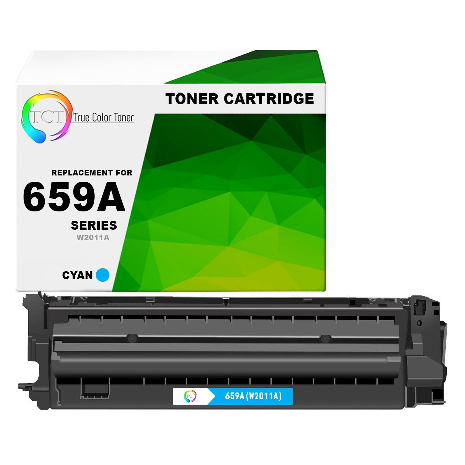 TCT Premium 659A W2011A Cyan for Compatible HP LaserJet M856 Toner Cartridge
