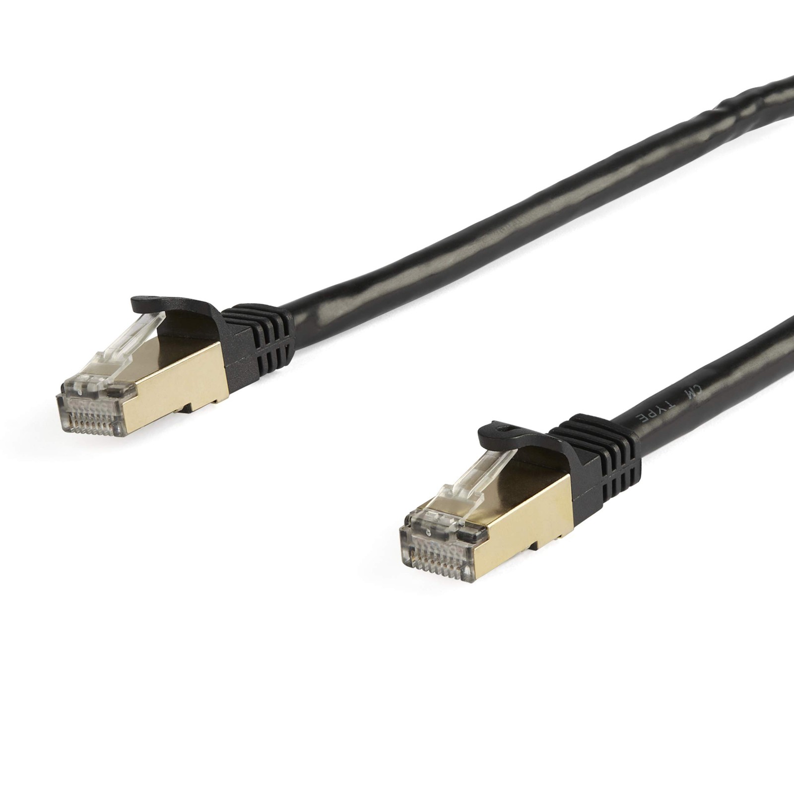 StarTech.com 5m CAT6a Ethernet Cable - Black - RJ45 Snagless Connectors - CAT6a