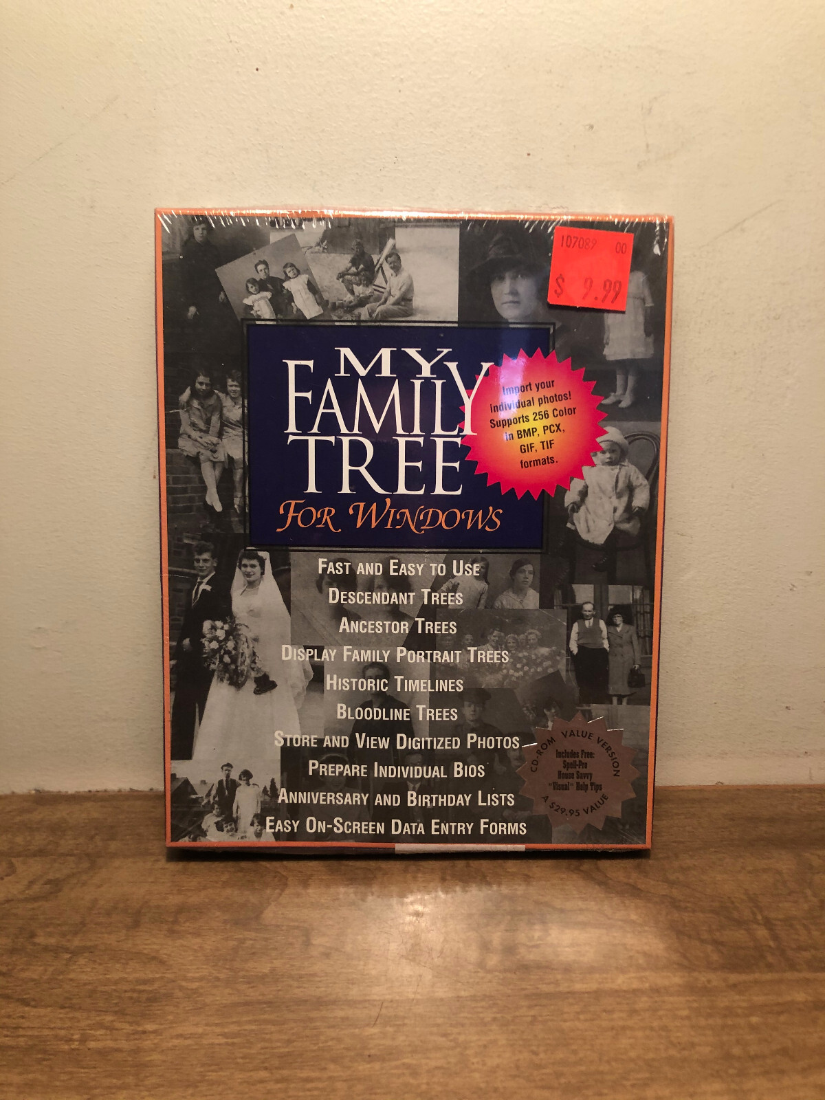 Vintage - My Family Tree - Digital Systems Research - Software - 1996 - SEALED