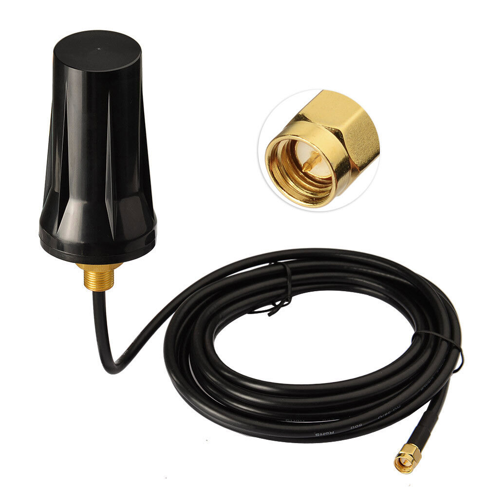 4G LTE Fixed Screw Mount Omni Antenna SMA KSR195 for 4G LTE Router Vehicle Truck