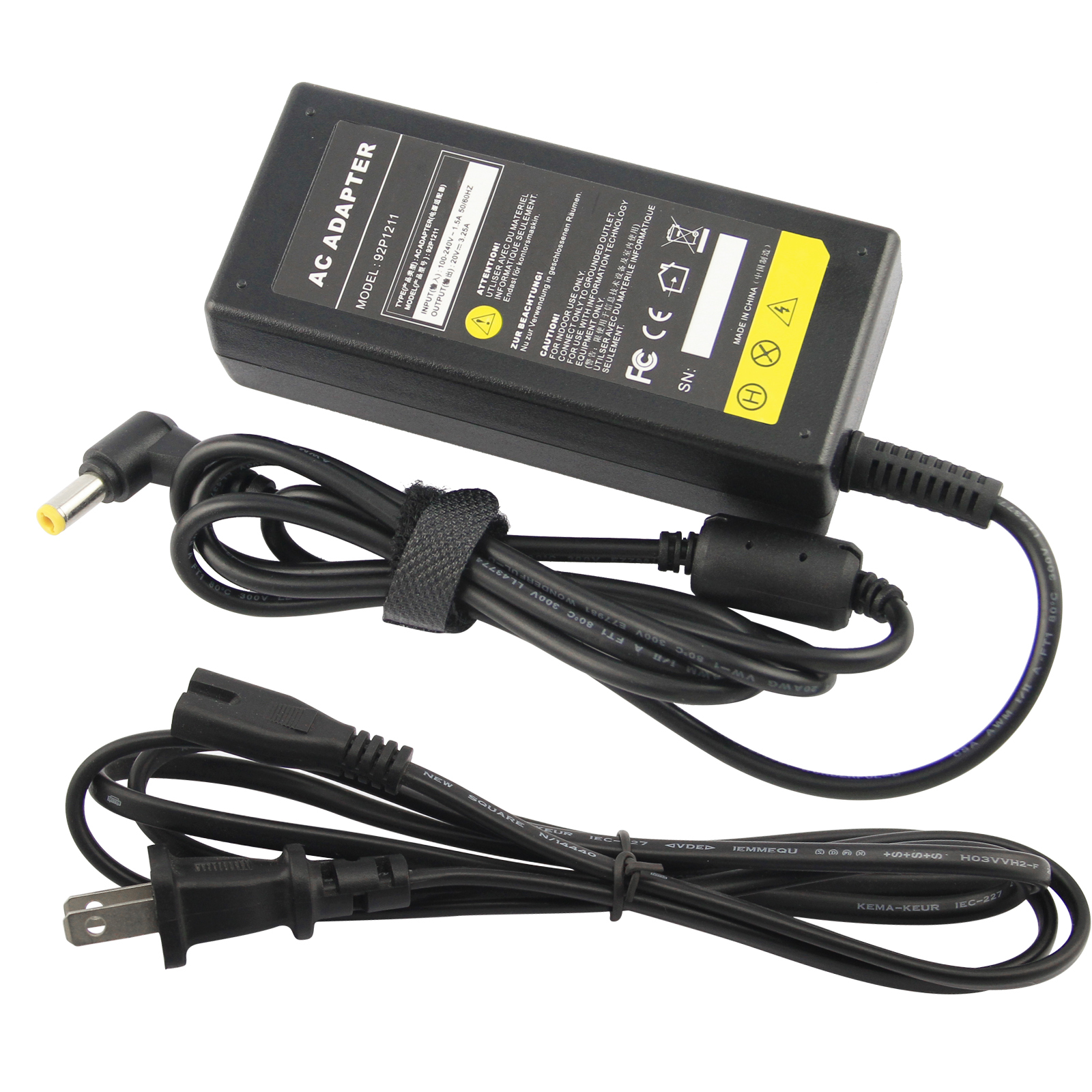 65W AC Adapter Charger For Lenovo IdeaPad U300 U510 N585 Essential P500 5.5mm
