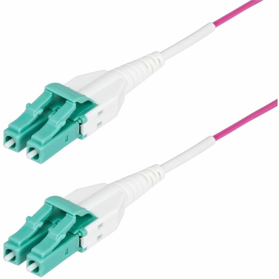 StarTech OM4RLCLC20M 20m LC to LC Fiber Optic Cable Erika Violet