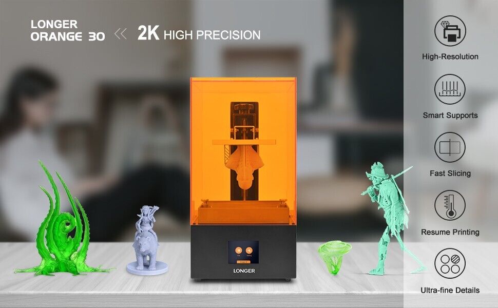 LONGER Orange 30 3D Printer Resin Printer BRAND NEW IN BOX NEVER OPENED NWT