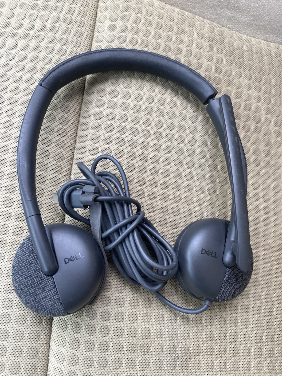Dell Pro Wired Office Headset WH3024 HS2401 w/ Mic USB Type C - Excellent Cond