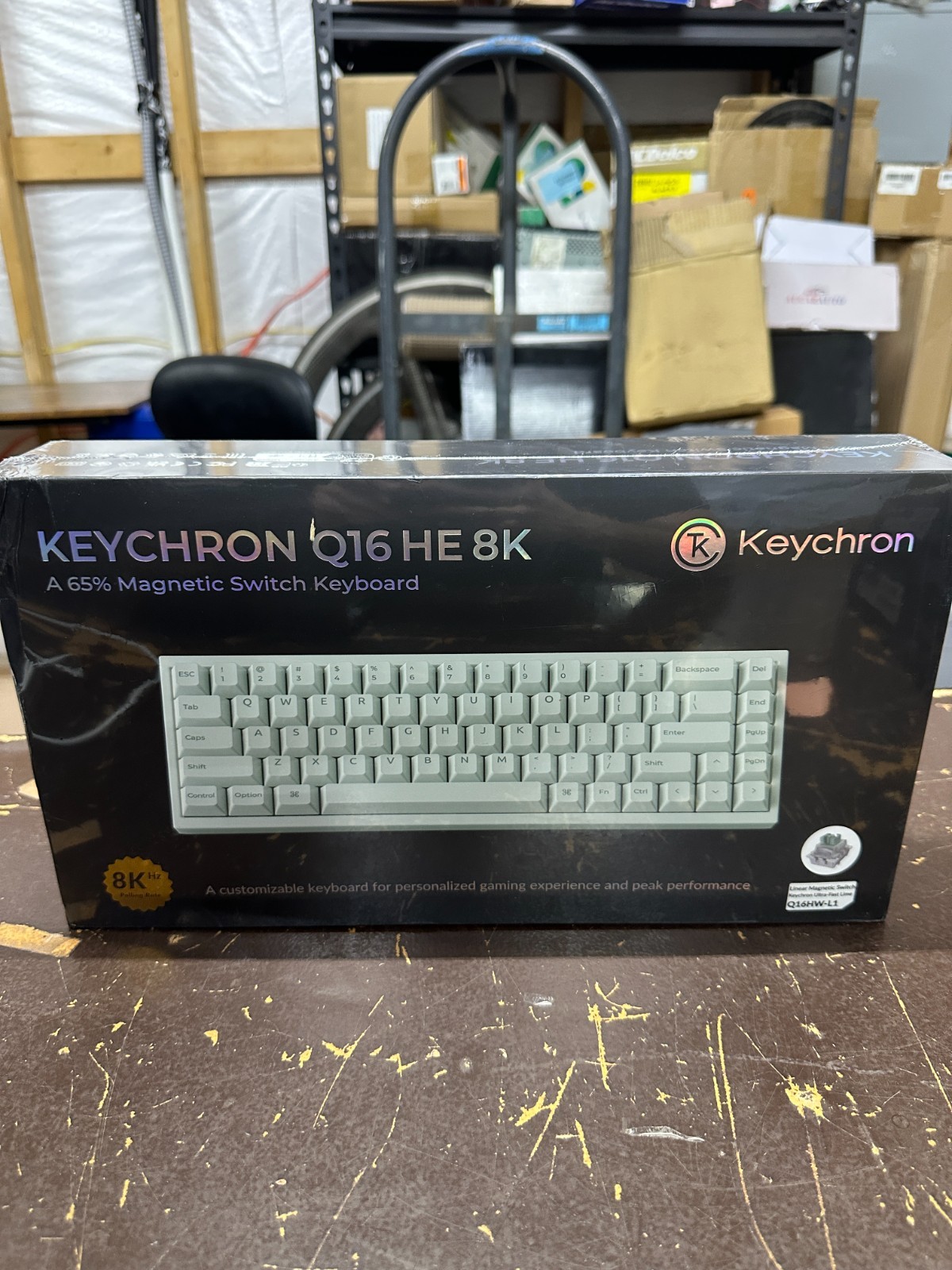 Keychron Q16 HE 8K A 65% Magnetic Switch Hall Effect Ceramic Keyboard - Green
