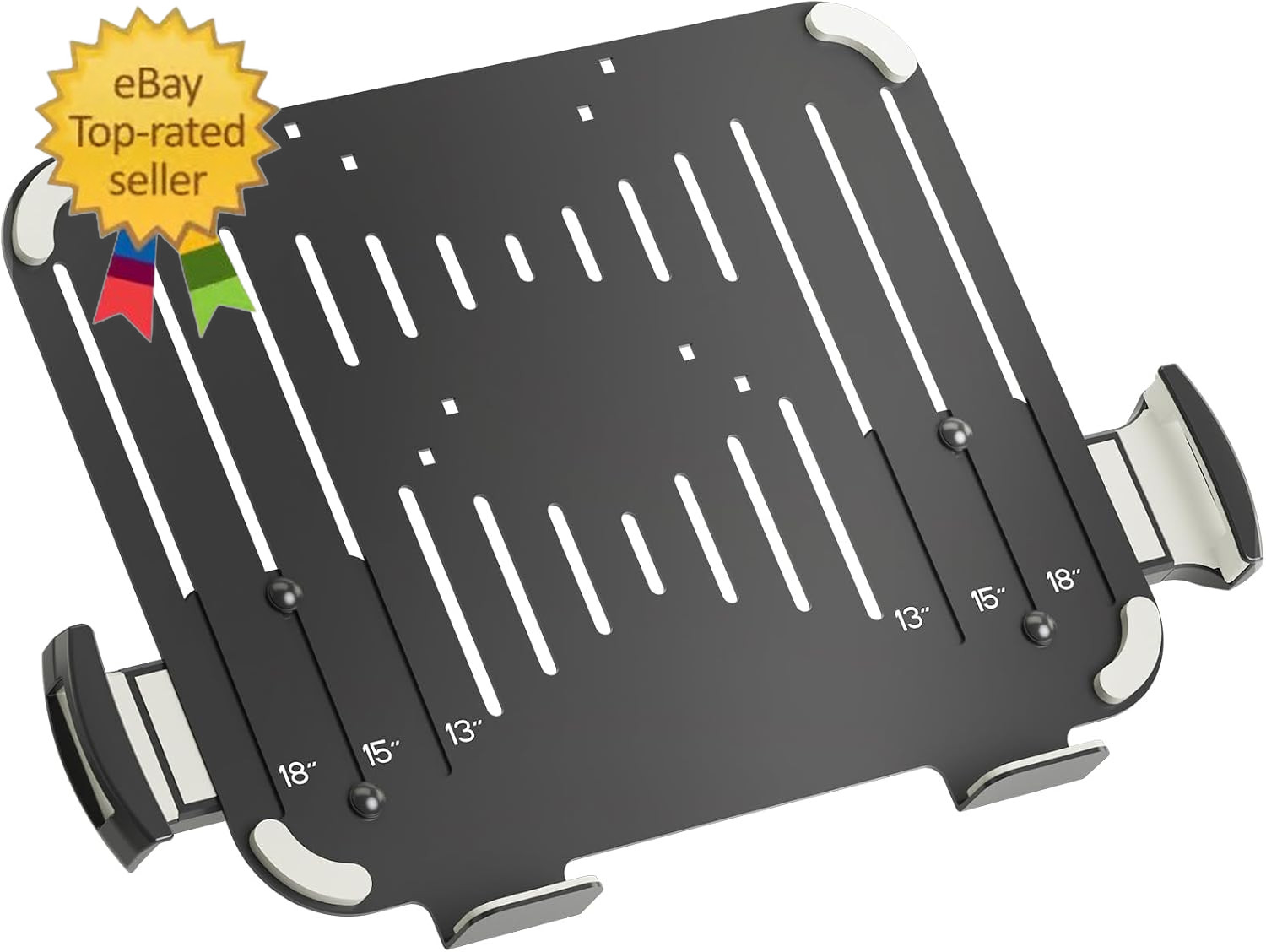 Adjustable 13 to 18 Inch Laptop VESA Arm Mount Tray for Monitor Arms and Stands