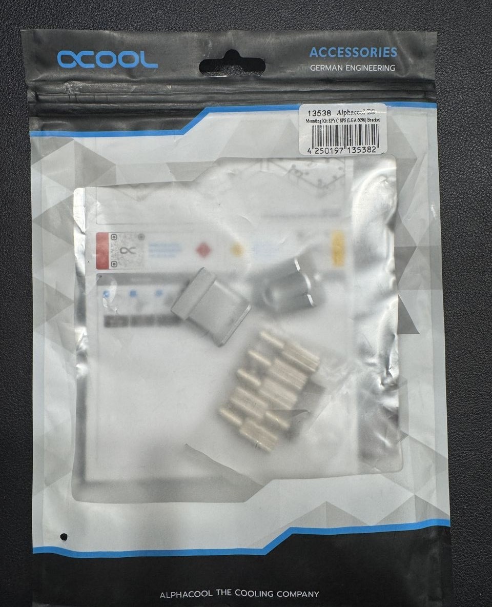 Alphacool ES Mounting Kit EPYC SP5 / LGA 6096 CPU Cooler Bracket 13538