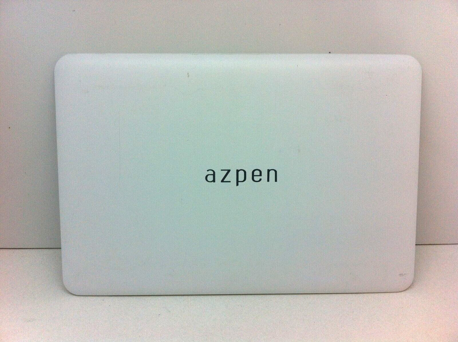 White Azpen Hybrid PC A1160 11.6" LCD Screen Top Rear Back Cover - 41