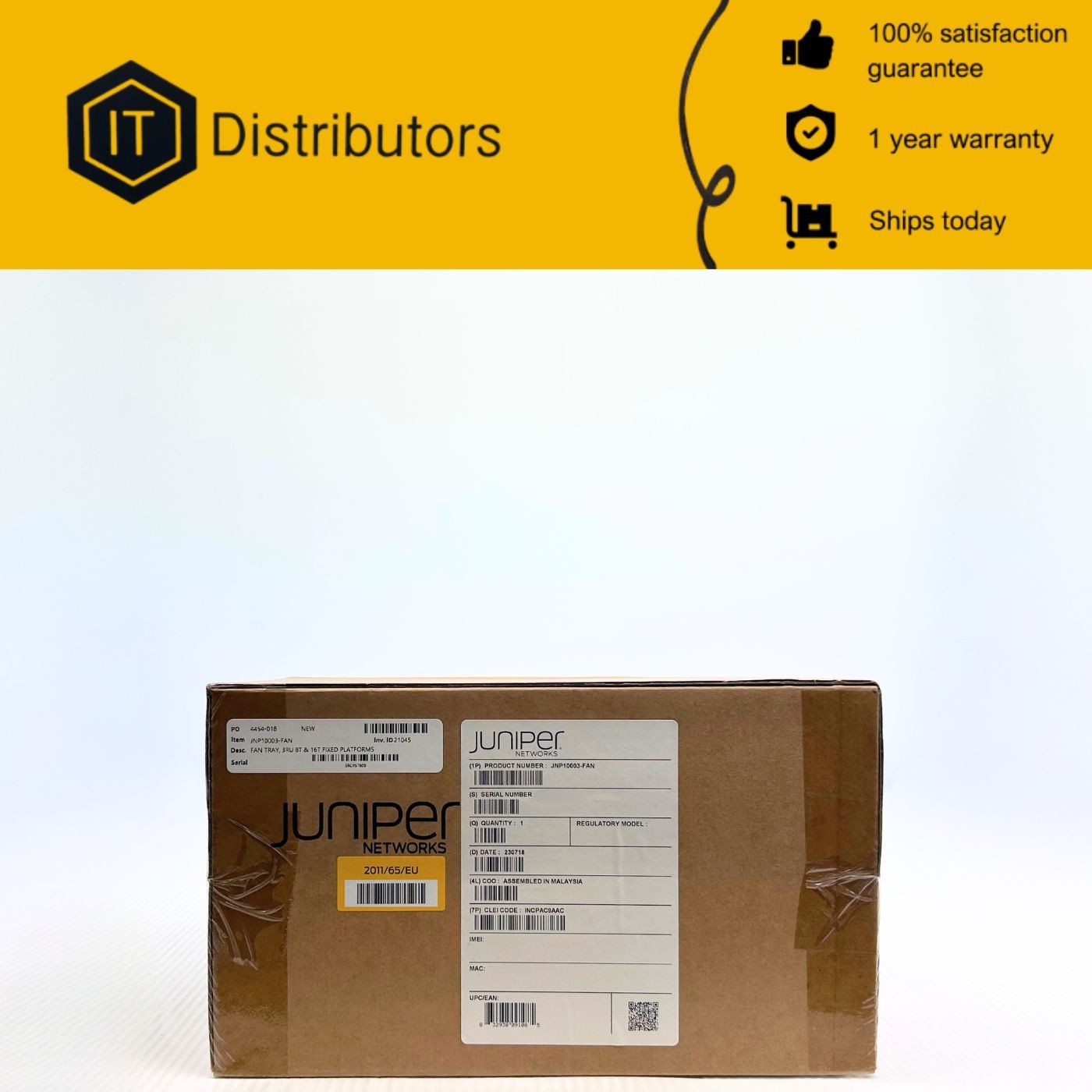 Juniper JNP10003-FAN / New / 1 Year Warranty / Ships Today