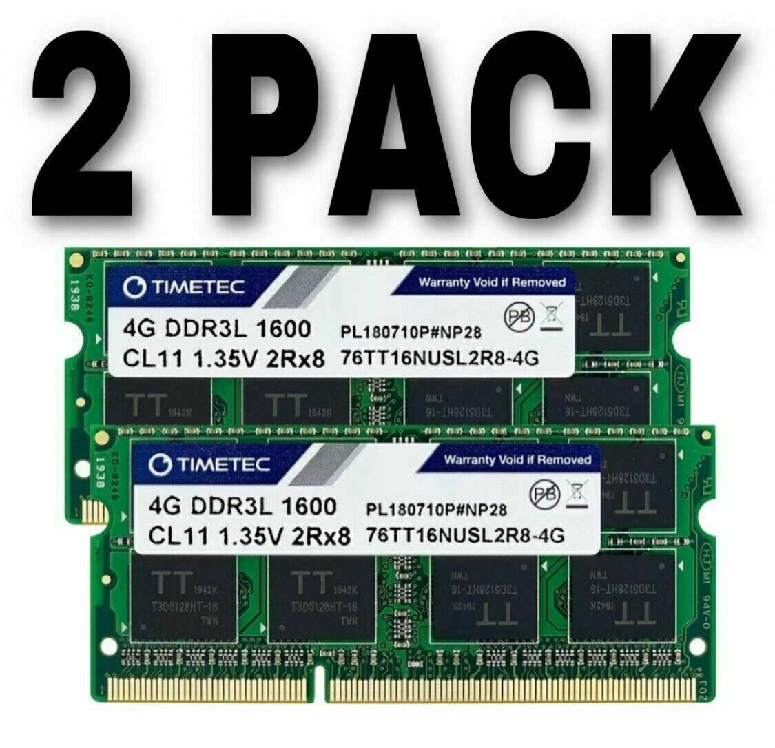Timetec Hynix IC 8GB Kit (2x4GB) DDR3L 1600MHz PC3L-12800 Non ECC Unbuffered ...