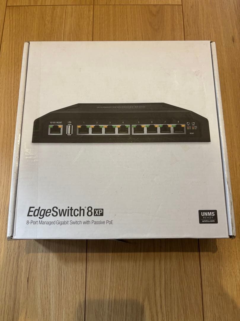Ubiquiti EdgeSwitch 8 XP 8-Port Managed Gigabit Passive PoE Switch ES-8XP Mint