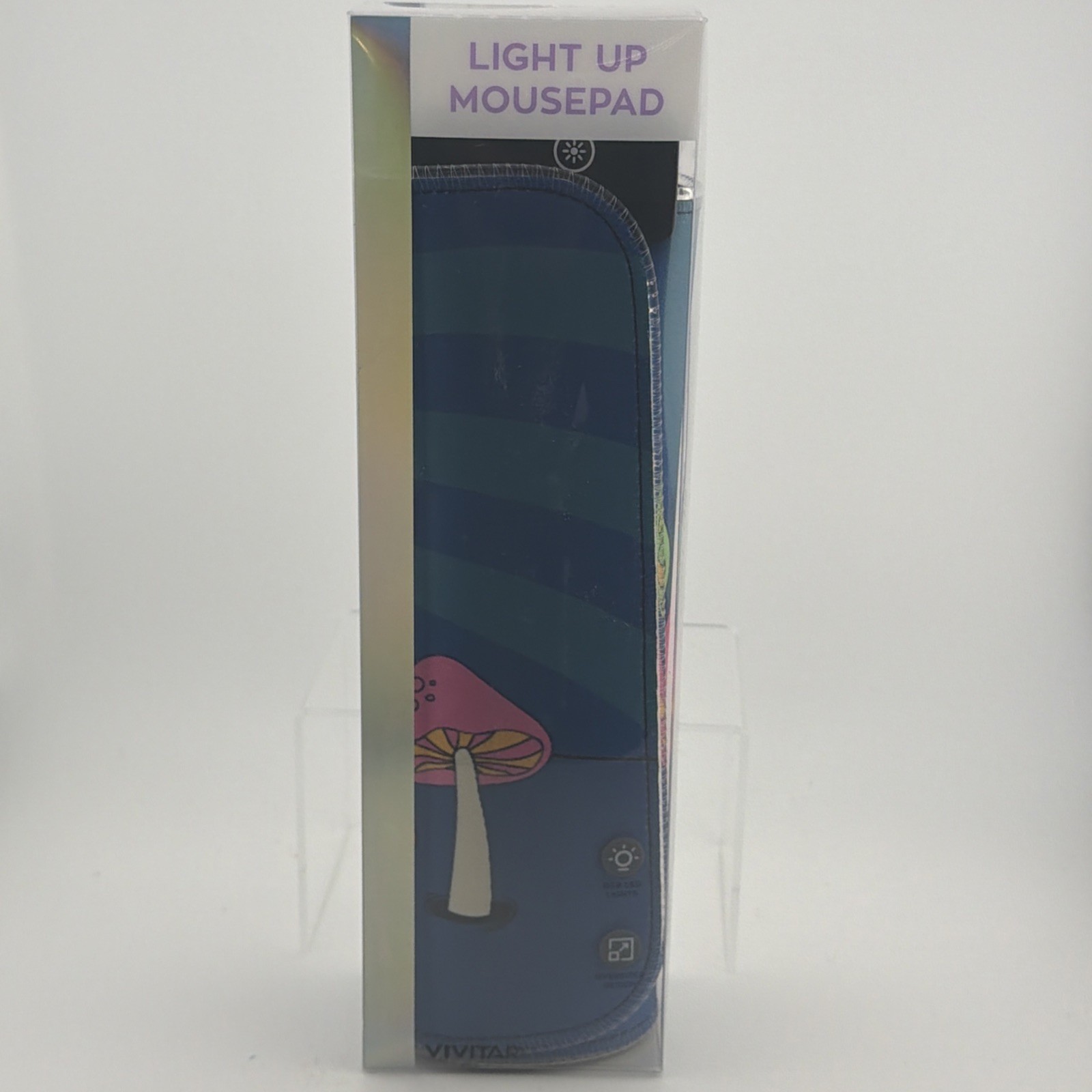 Vivitar Light Up Mousepad (12RGB Lighting Modes) USB Cable Included (12.6x8.9in)