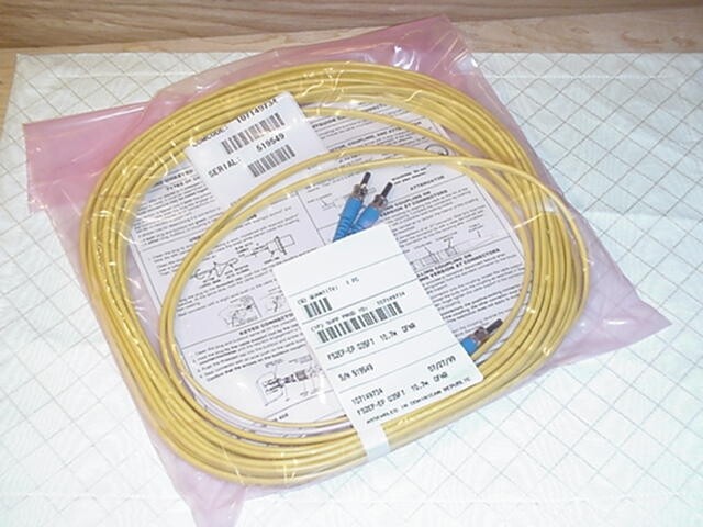 10 Meter ST-ST Single Mode Fiber Optic Cable Duplex NEW