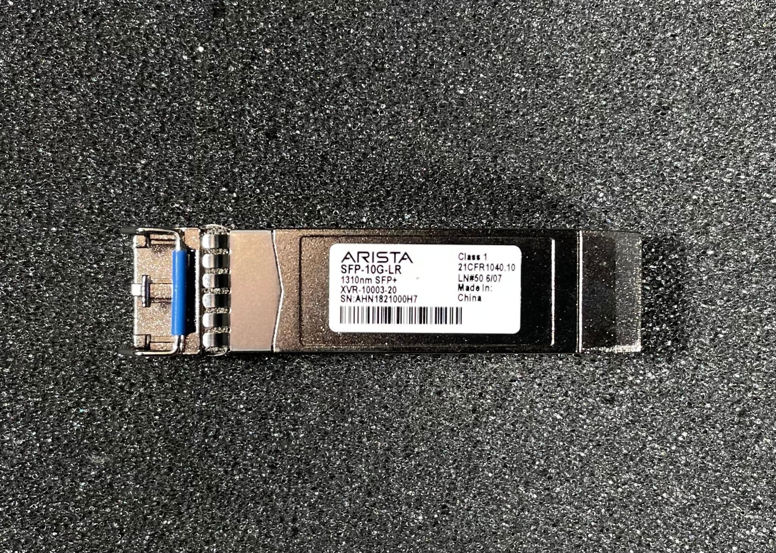 Arista Genuine SFP-10G-LR 1310nm 10km SFP+ 10GB Transceiver