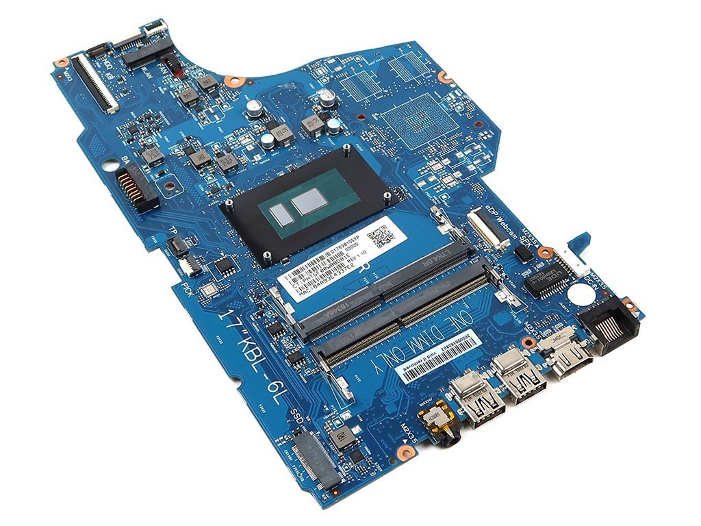 HP 17-BY0021DX 17T-BY000 INTEL CORE I5-7200U CPU LAPTOP MOTHERBOARD L40643-001