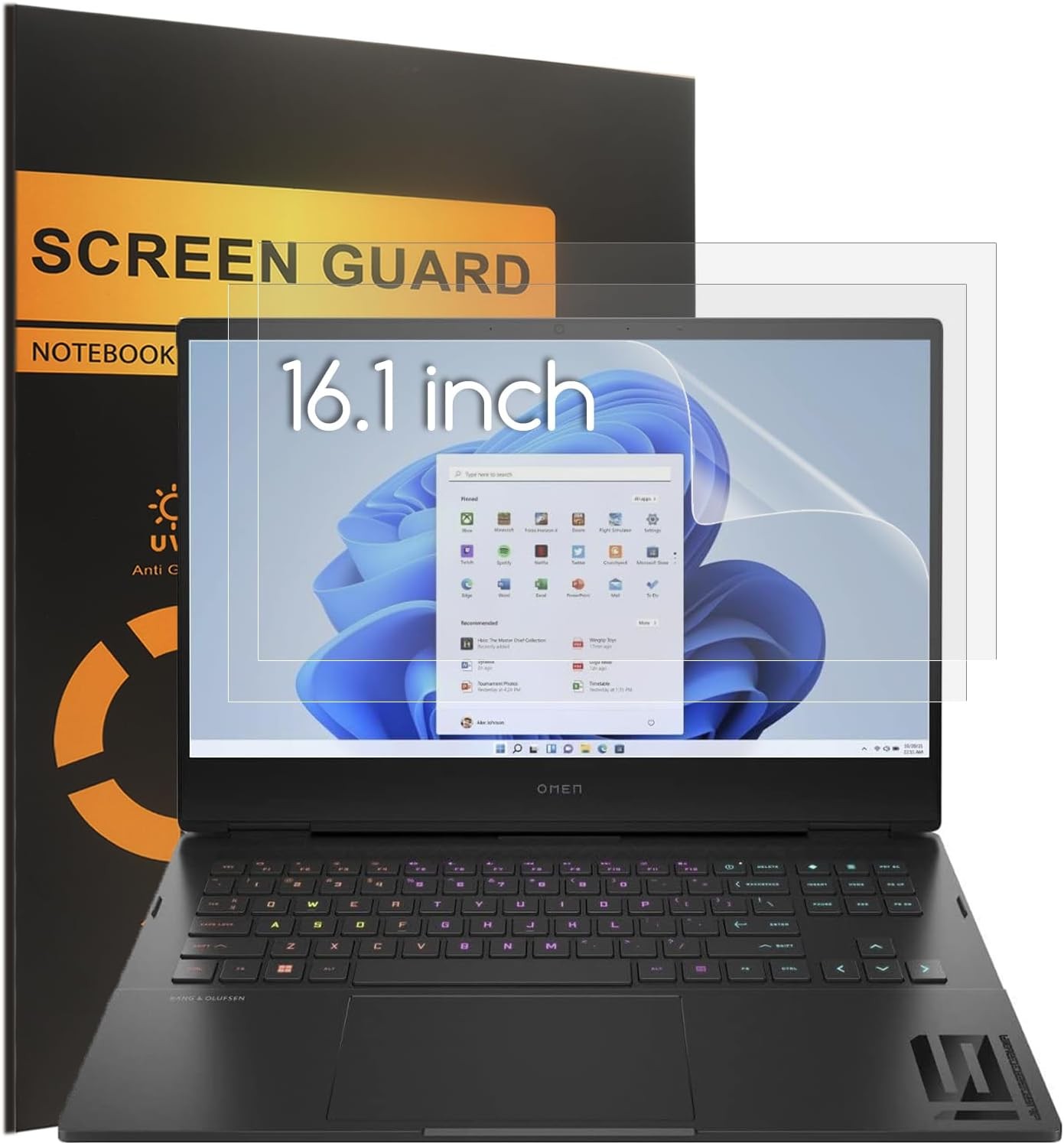 3-Pack of Matte Anti-Glare Screen Protectors for 16.1" HP Victus Gaming Laptop