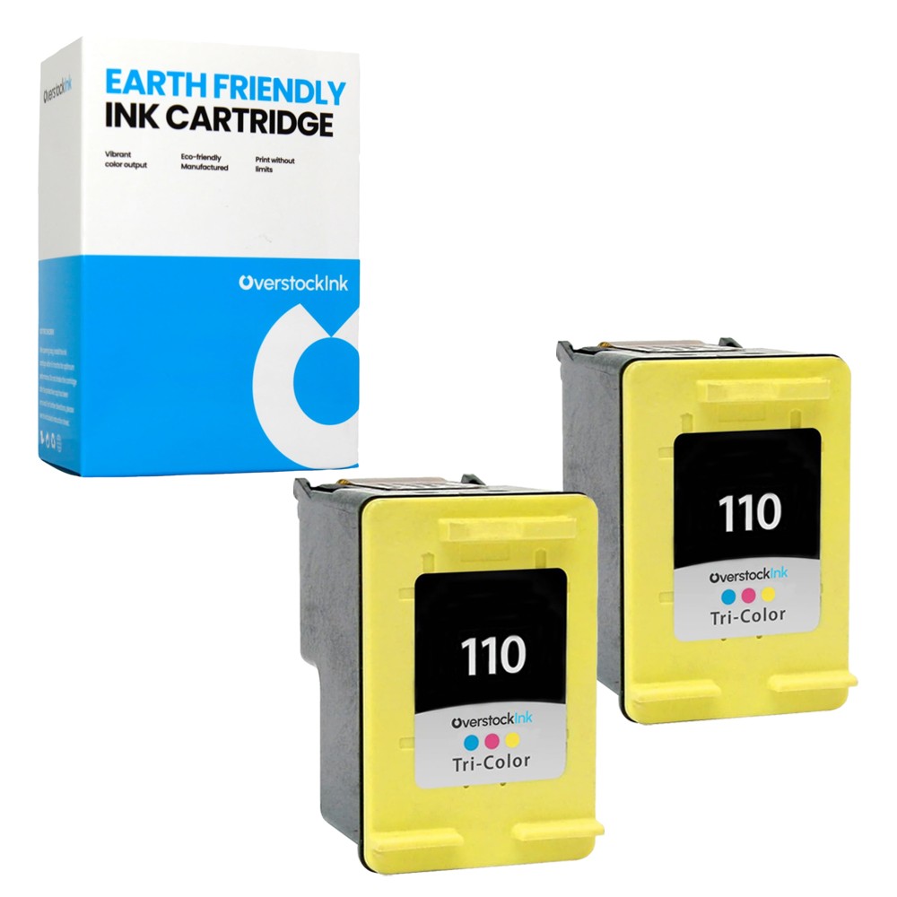 OSI 2-Pack Compatible 110 Ink Cartridges for HP PhotoSmart A442 A444 A445 A446