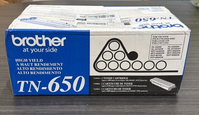 Brother TN-650 Genuine Toner Cartridge Brother TN650