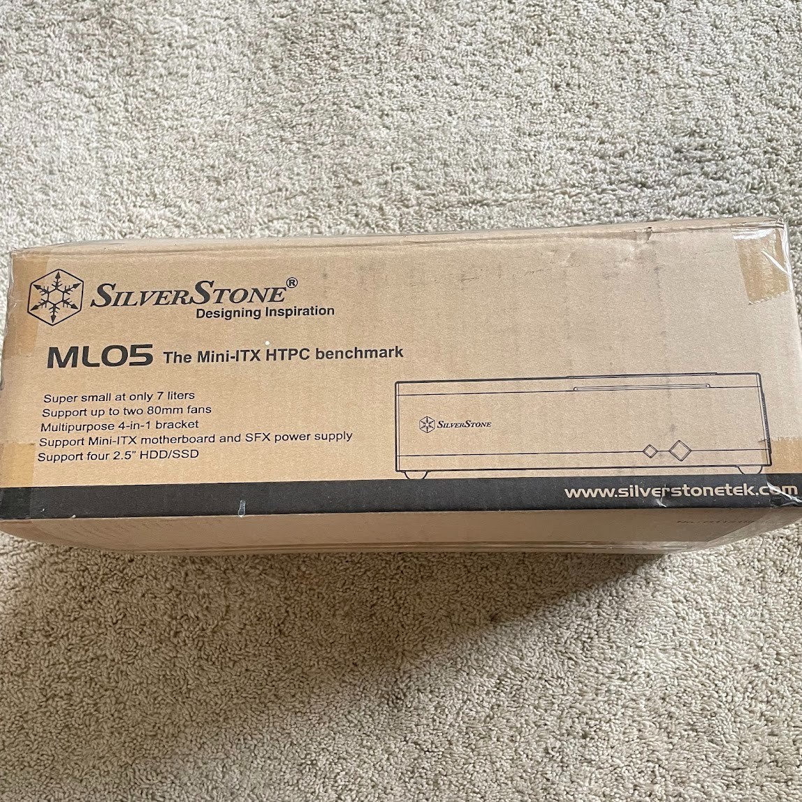 New SILVERSTONE Milo series ML05B Black Acrylic Front Panel Mini-IT