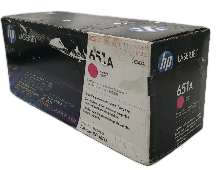 Genuine HP CE343A 651A Magenta Toner Print Cartridge - NEW SEALED