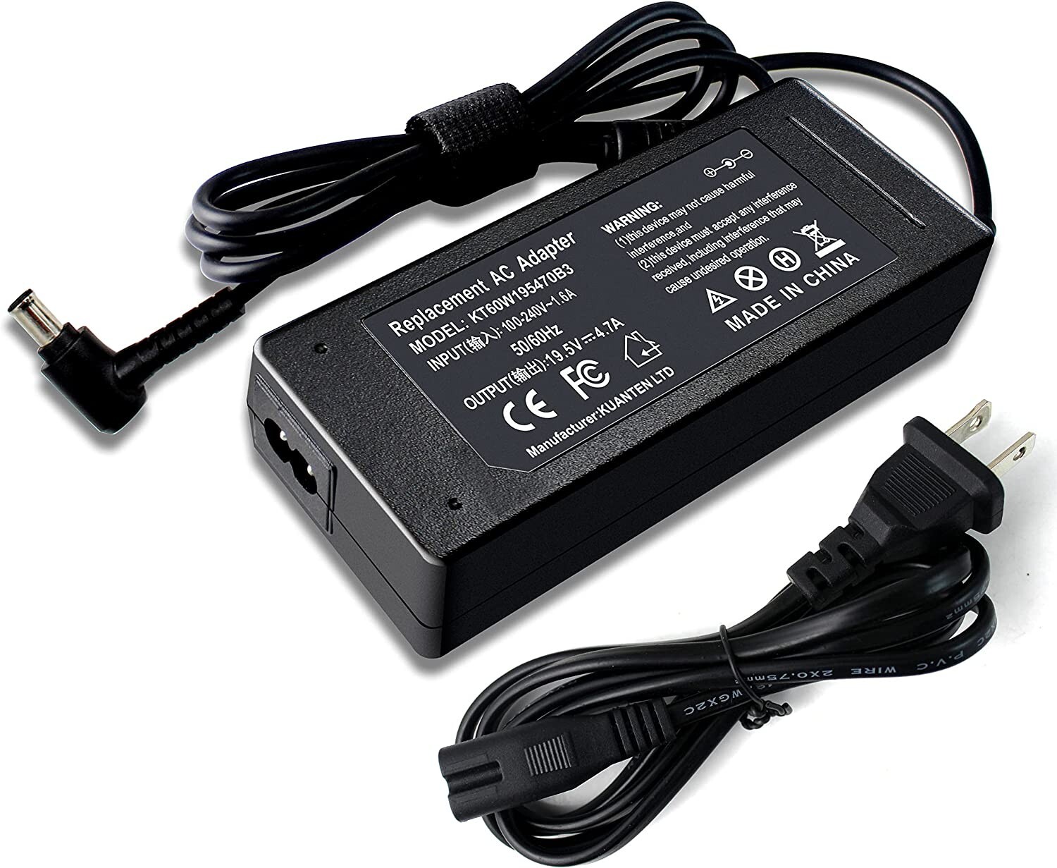 AC Adapter Charger For Sony VAIO PCG-7184L, PCG-91311L, PCG-NW11S/S