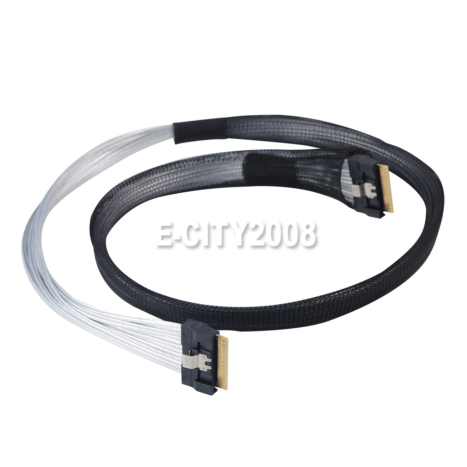 SFF-8654 8i Slim SAS to SFF-8654 8i SAS Cable 80CM