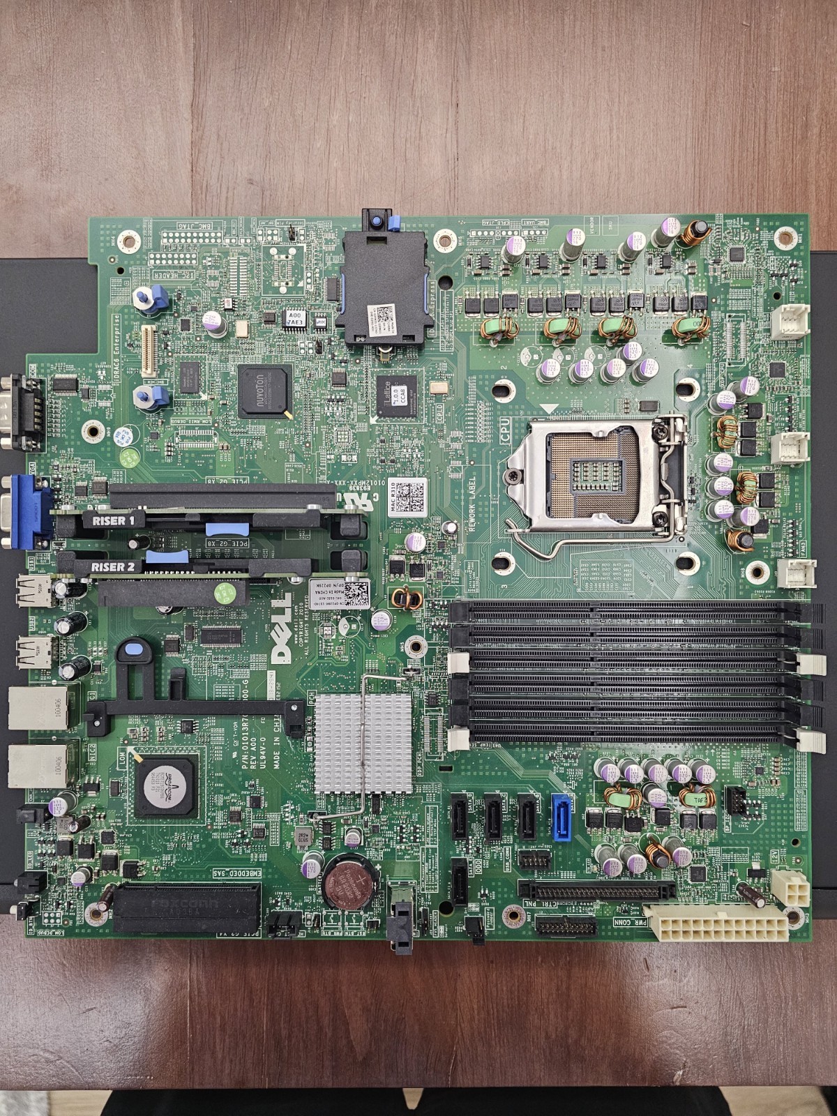 Dell PowerEdge R310 Motherboard + 2x PCIe Risers + iDRAC6 Enterprise (TESTED)