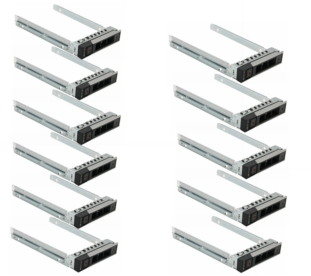 10-Pcs DXD9H 2.5" HDD TRAY CADDY for dell 14th for R740 R740xd R440 R540 R940