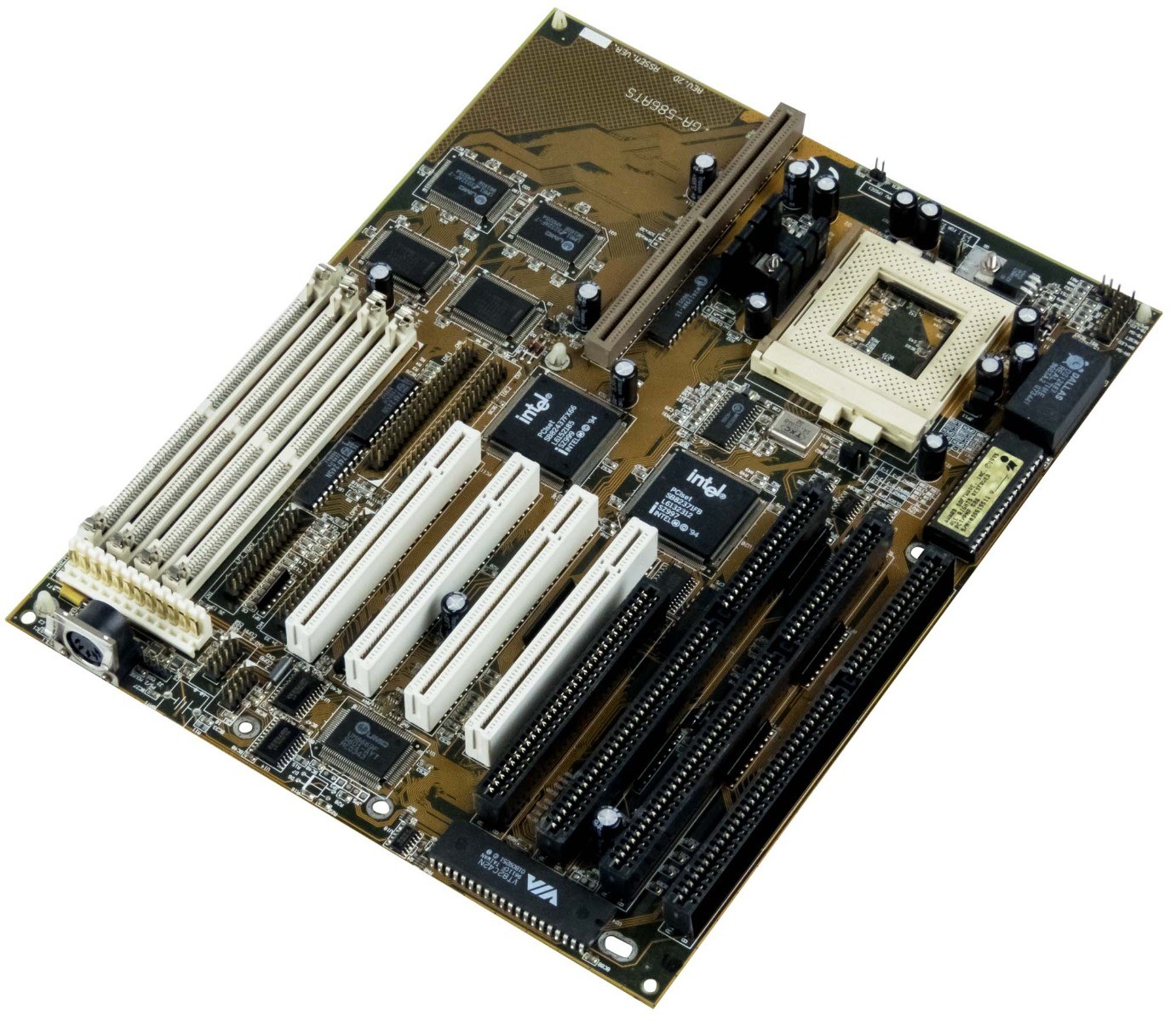 MOTHERBOARD GIGABYTE GA-586ATS SOCKET 7 SIMM PCI ISA