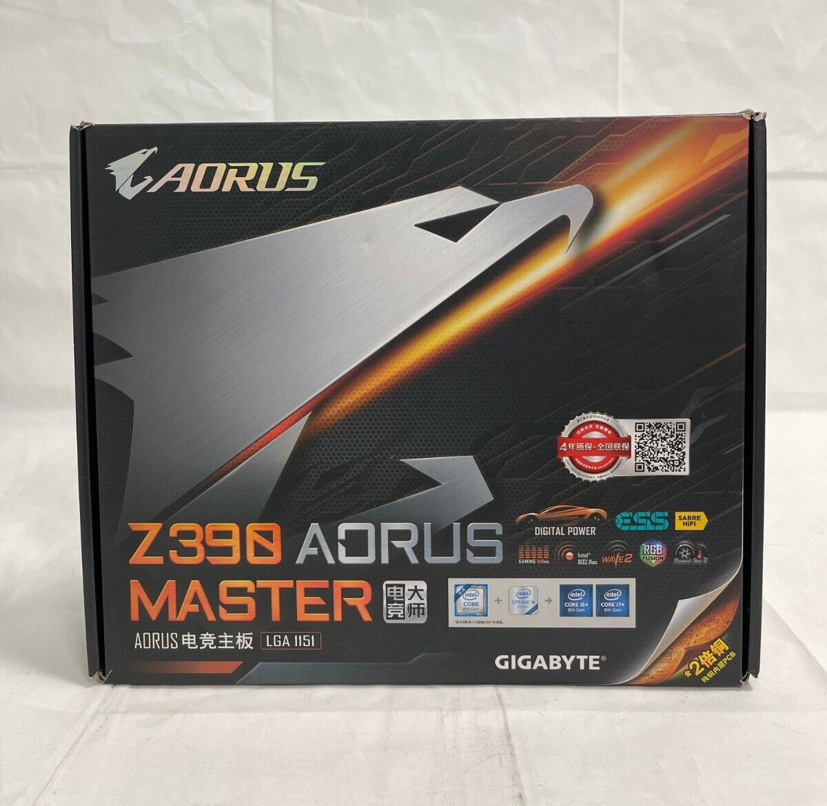 Gigabyte Z390 AORUS MASTER Intel LGA1151 ATX DDR4 Gaming Motherboard