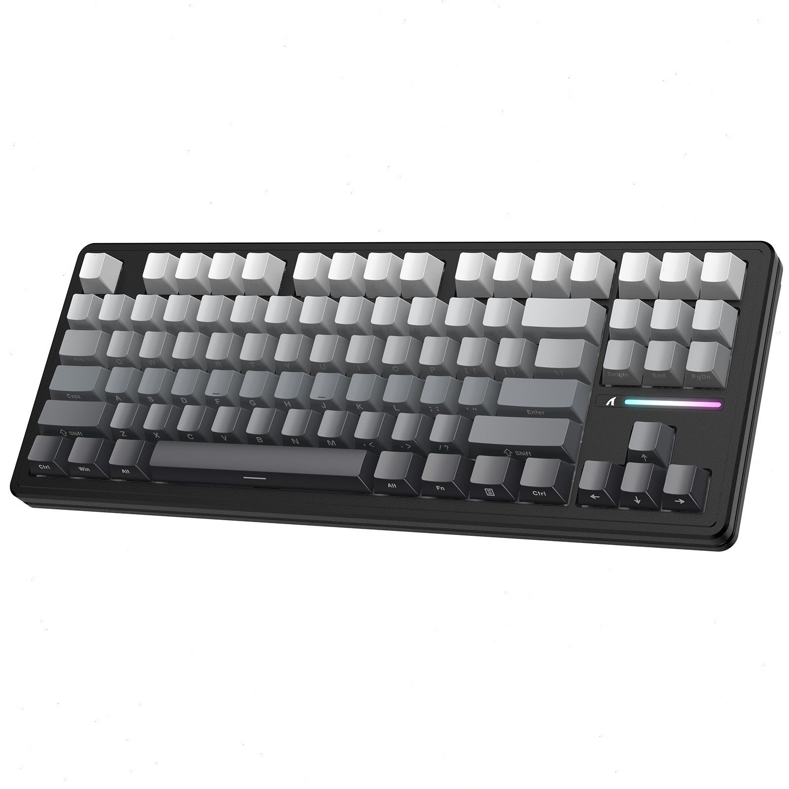 ATTACK SHARK M87PRO TKL Wireless Mechanical Gaming Keyboard RGB Side Print Black