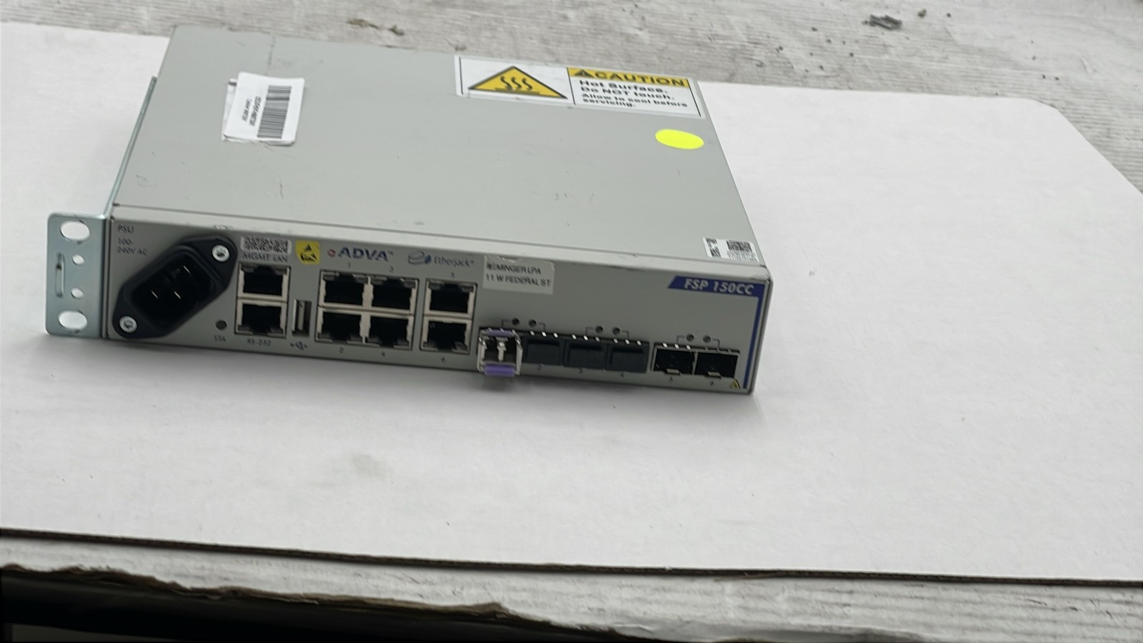 ADVA FSP 150CC-GE114 1078904620-01 Carrier Ethernet Access Device