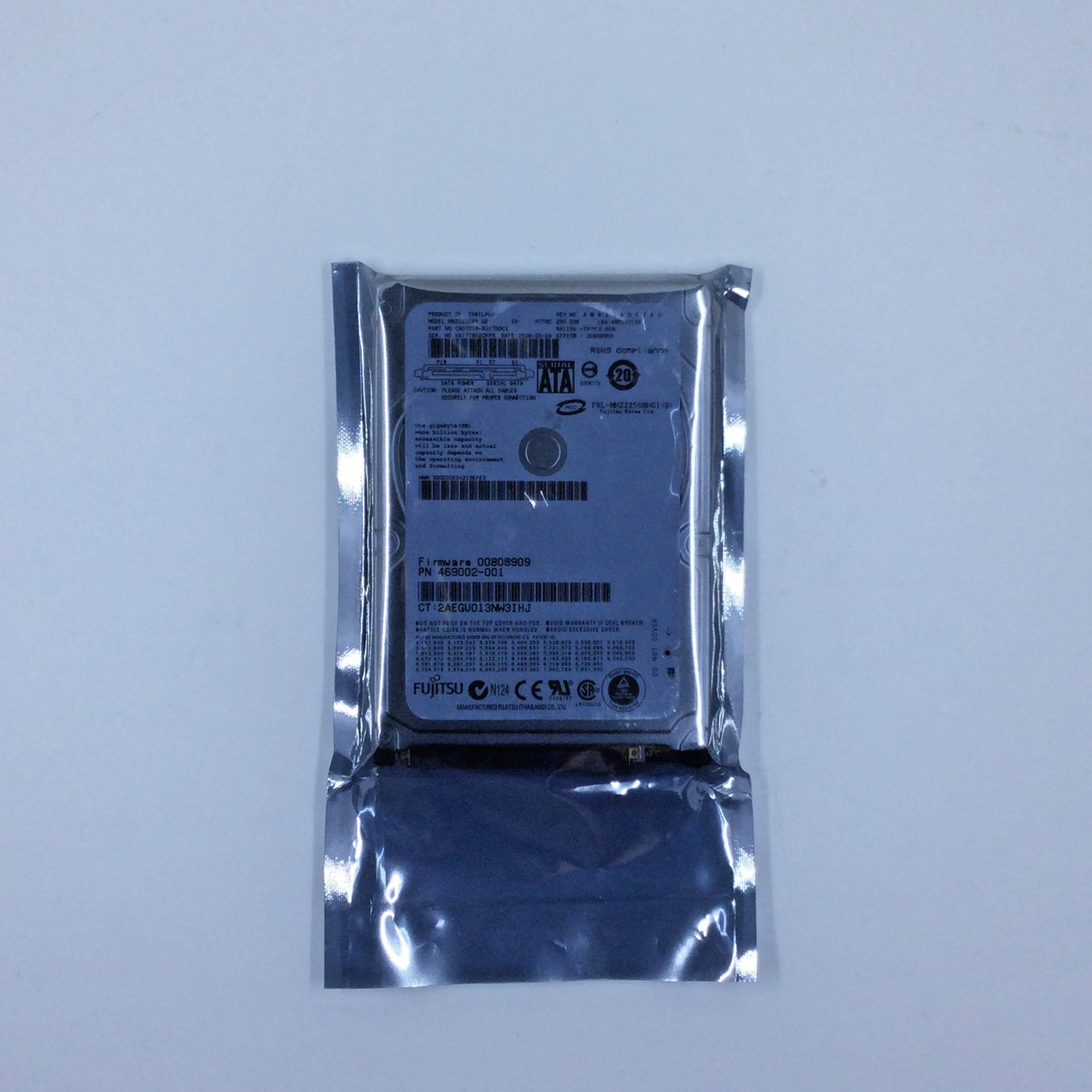 *New* Fujitsu (MHZ2250BH-G2) 250GB, 5400RPM, 2.5" Internal Hard Drive