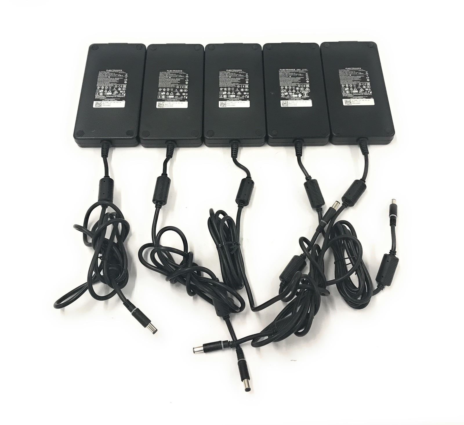 Lot of 5 OEM Flextronics GA240PE1-00 Power Adapter 240W 19.5V 12.3A FHMD4 PA-9E