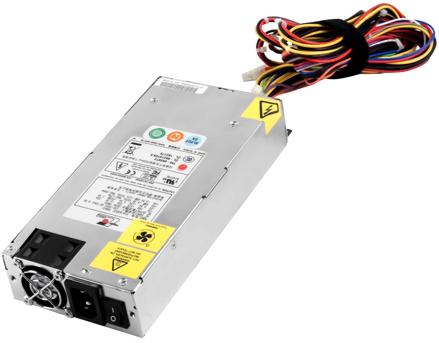 EMACS P1A-6300P PSU ATX 20-Pin 1U 300W Power Supply B000210225
