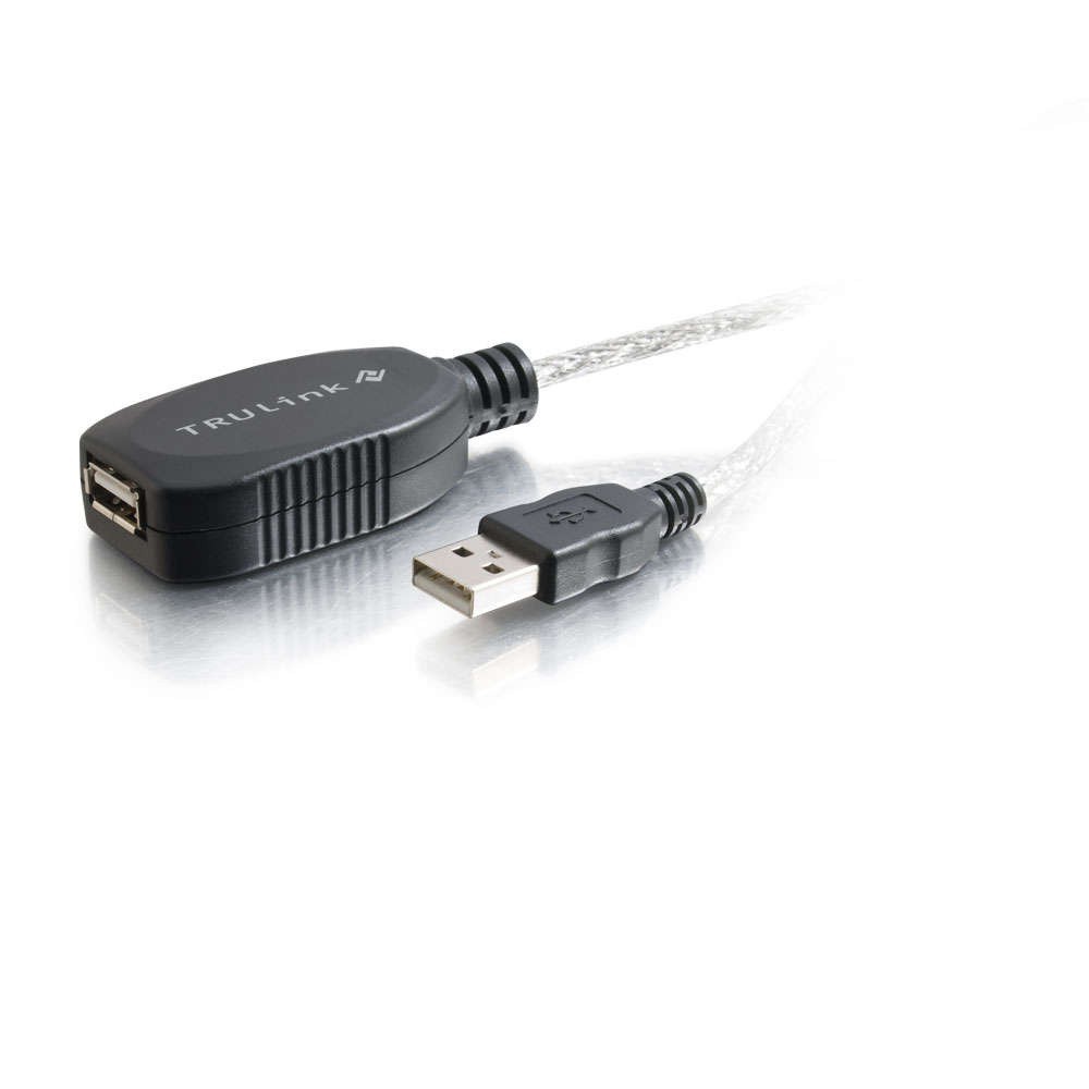 C2G 39.3ft (12m) USB 2.0 A Male to A Female Active Extension Cable Model 39000