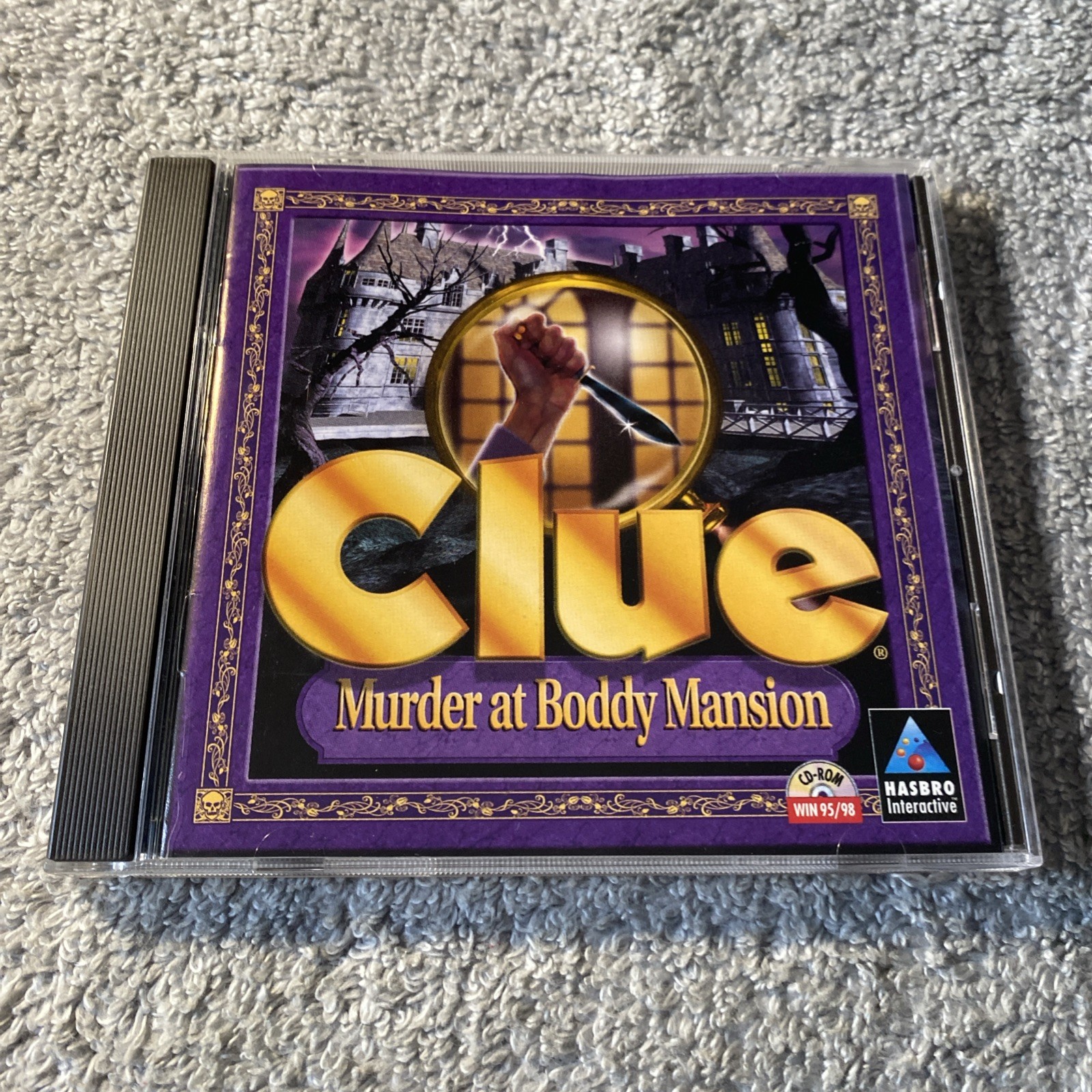 Clue: Murder at Boddy Mansion Win 95/98 with Manual Disc Is Mint C2