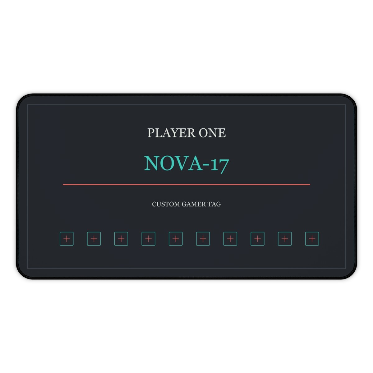 Custom Desk Mat With Name Personalized Office Gaming Setup Gift