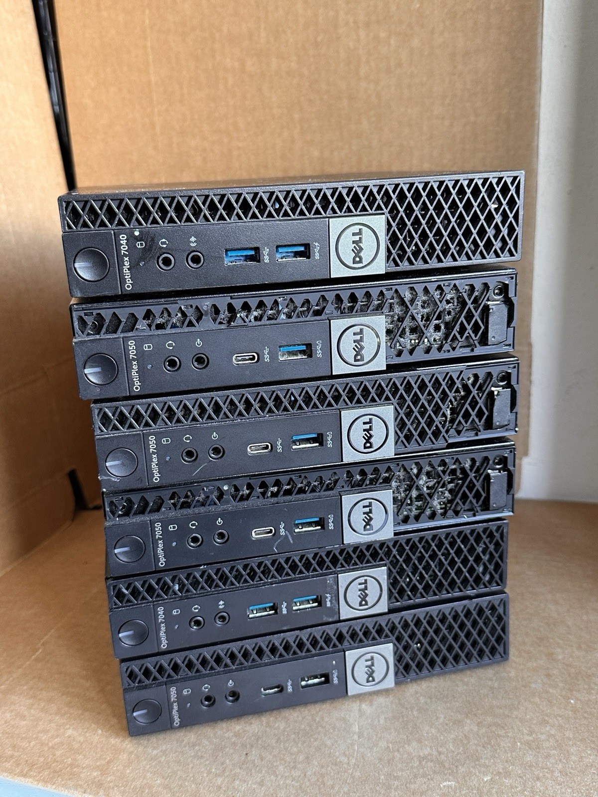 Lot of (6) Dell OptiPlex Micro i5 6th gen / No RAM - No SSD