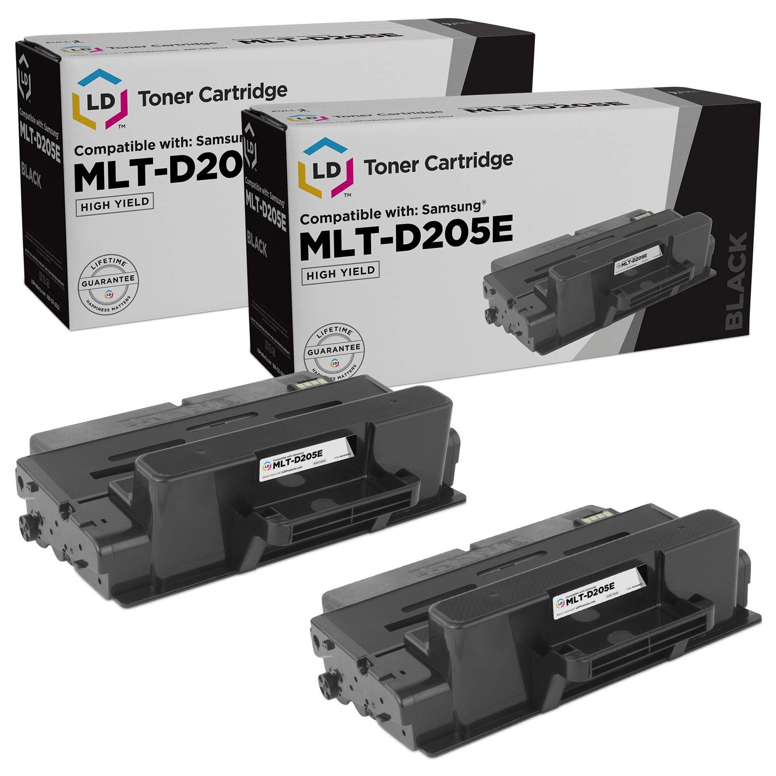 LD Products MLTD205E Samsung MLTD205 Black Toner Kit