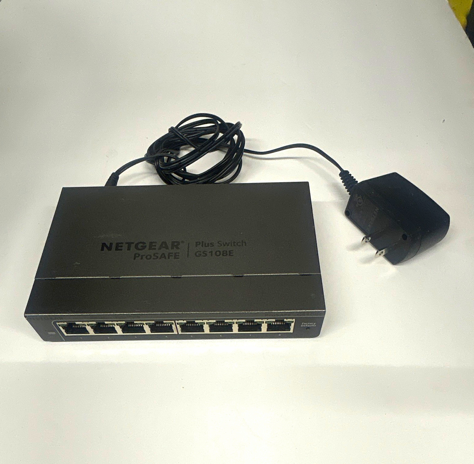 NETGEAR ProSafe GS108E 8-Port Gigabit Switch w/ Power Adapter