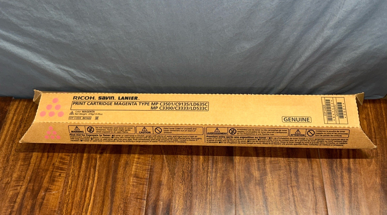 Genuine Ricoh 841422 Magenta Toner - NEW SEALED MP3501 MPC3300 C9135 LD635C