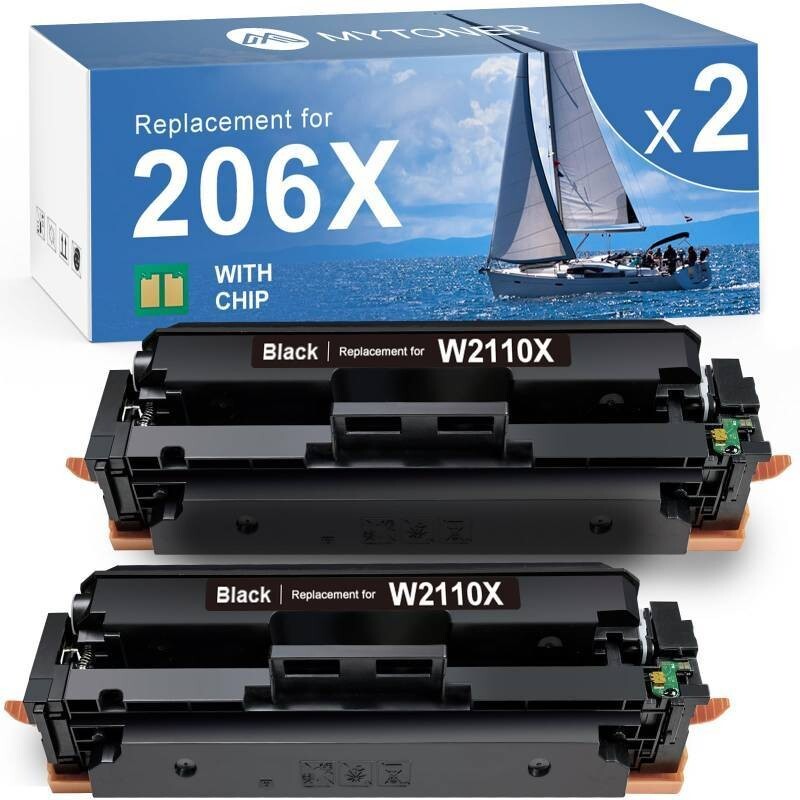 206X Compatible Toner Cartridge with Chip Replacement for HP 206X HP206A