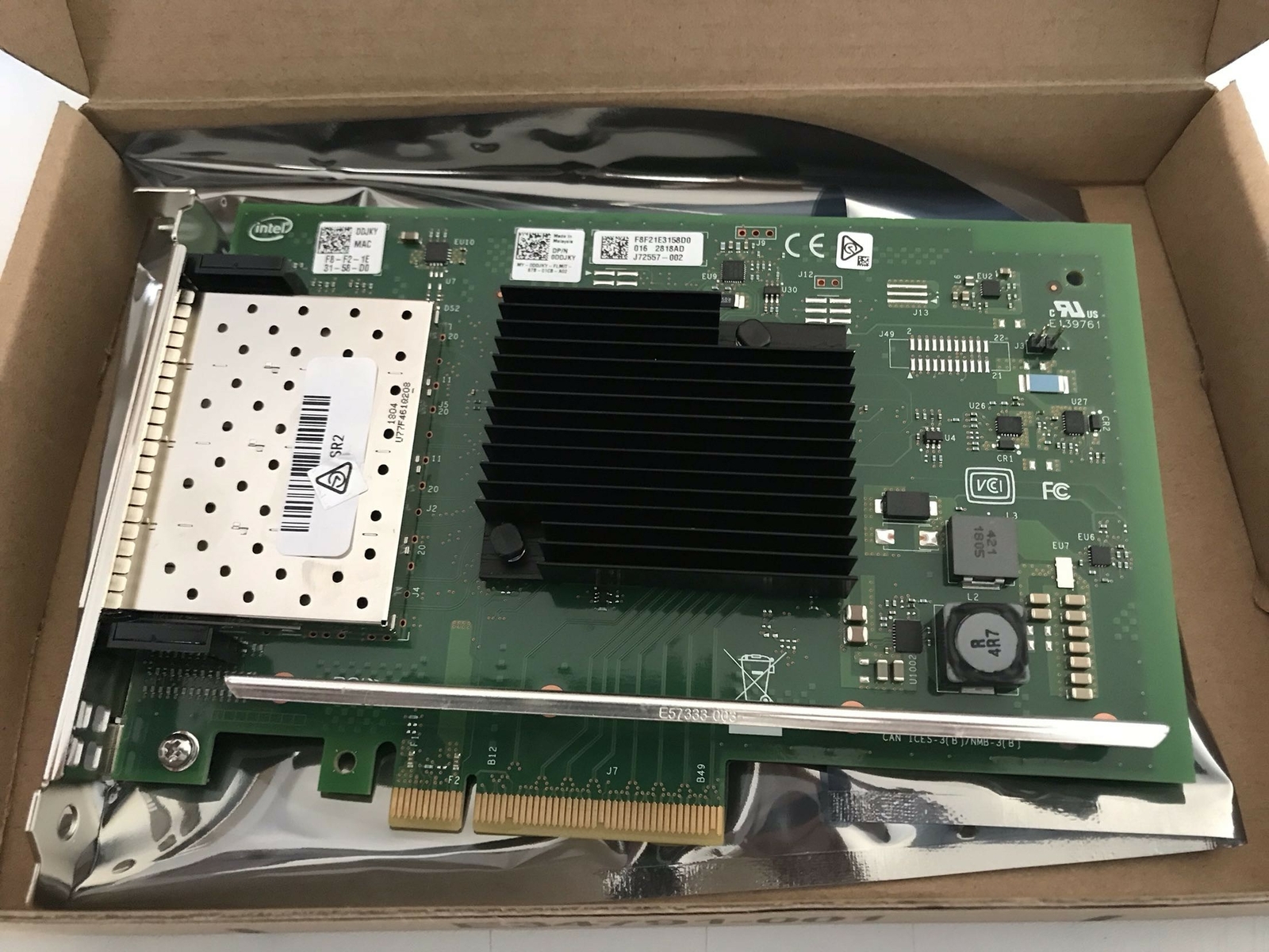 X710-DA4FH Intel Quad-port 10GbE Ethernet Converged Network Adapter DELL 0PGRFV