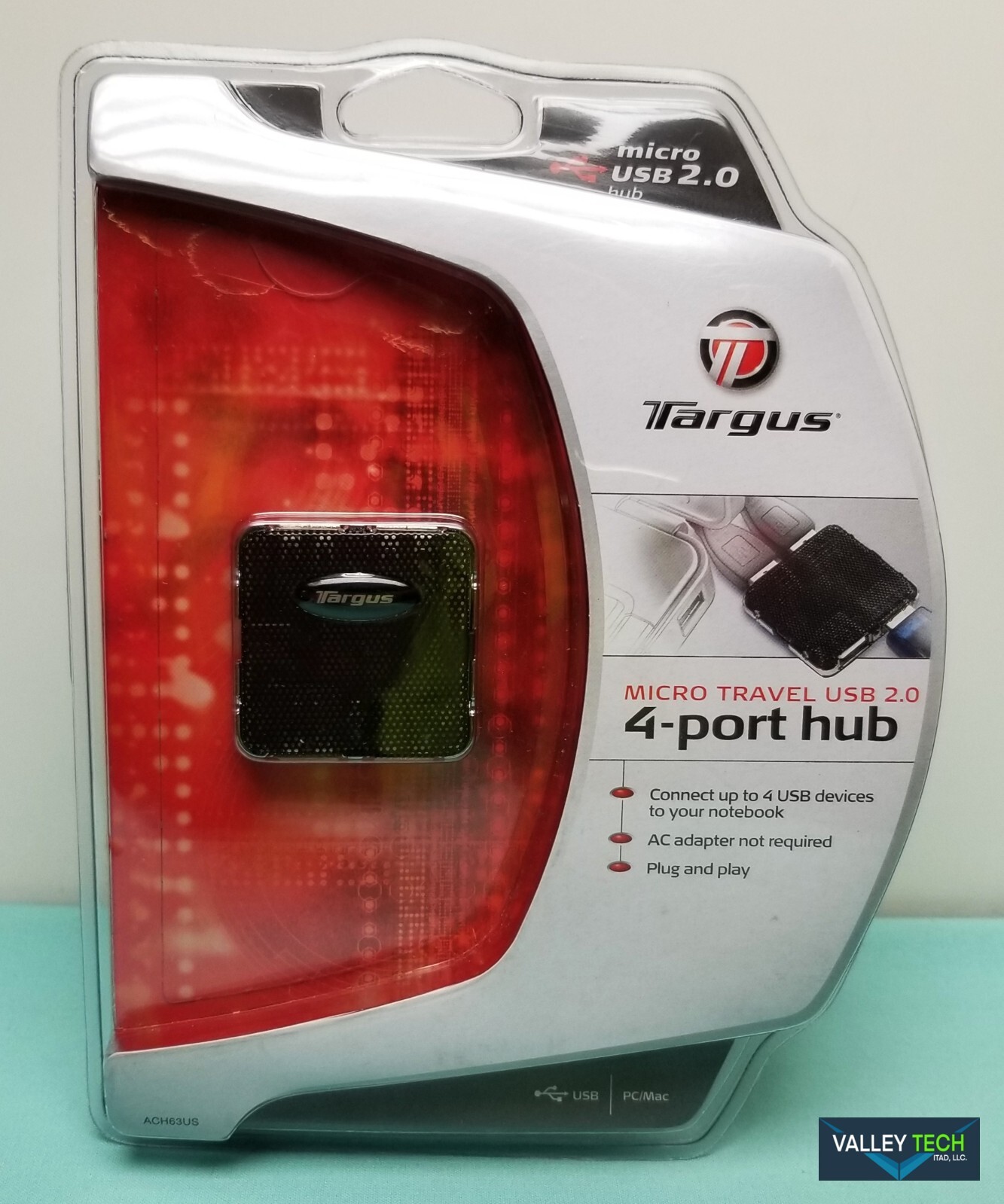 Targus Micro travel USB 2.0 4 Port hub ACH63US NEW