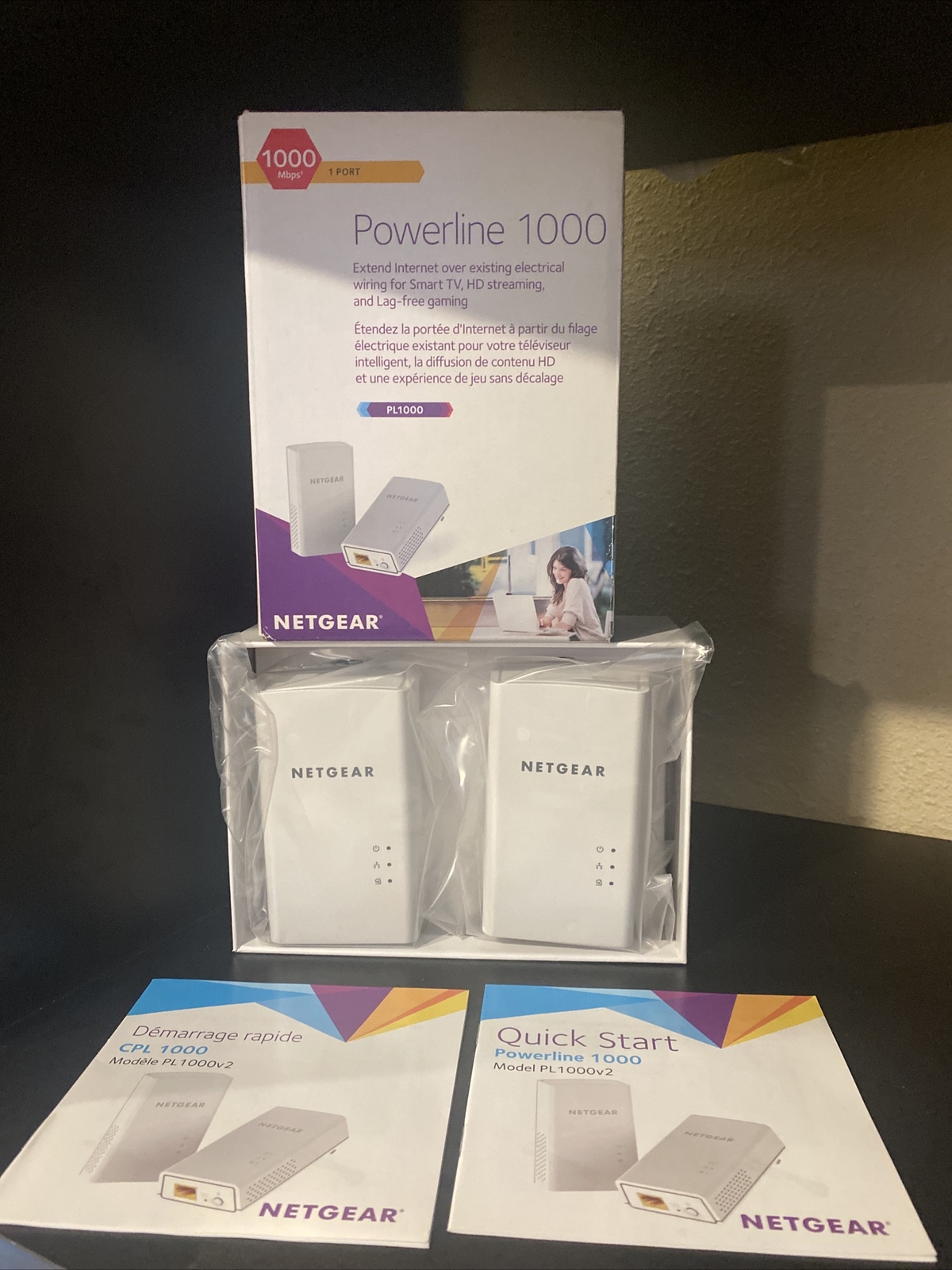 Netgear Powerline PL1000 White Single LAN Port 1000Mbps Home Network Extender