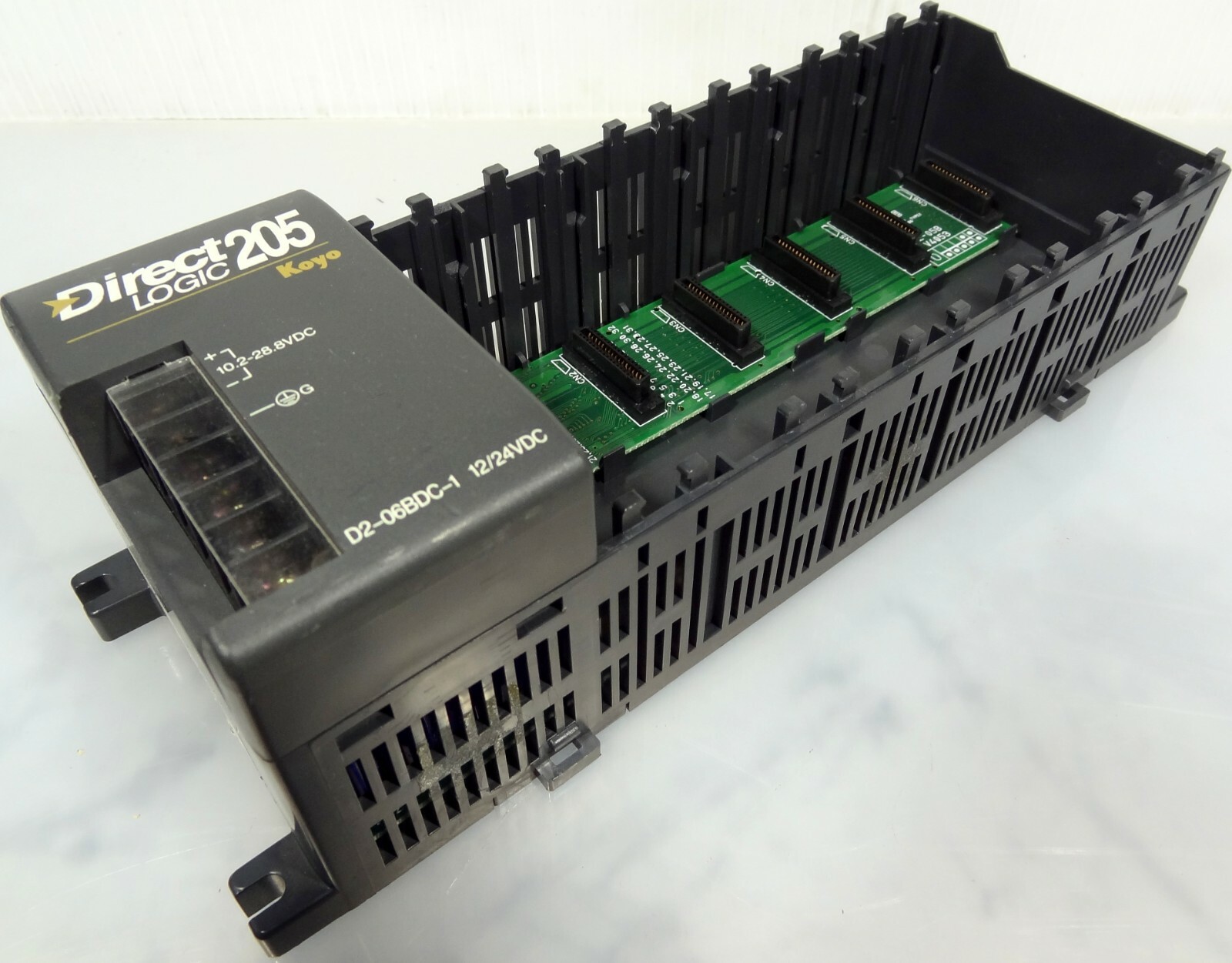 Lot of 14 Automation Direct Logic 205 Koyo D2-06BDC-01 Rack Chassis 12/24VDC
